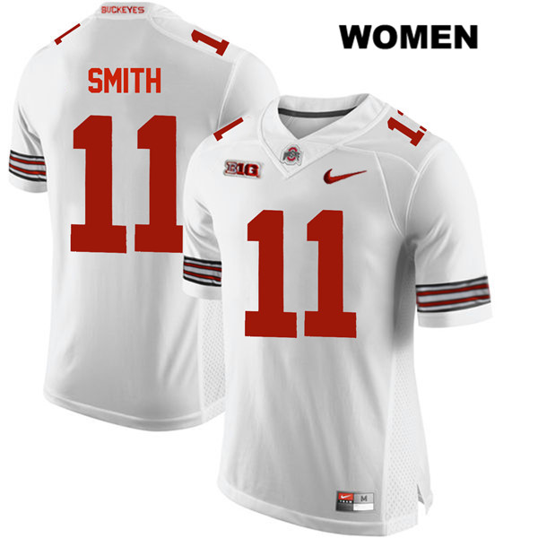 Ohio State Buckeyes Women's Tyreke Smith #11 White Authentic Nike College NCAA Stitched Football Jersey XM19X53OE